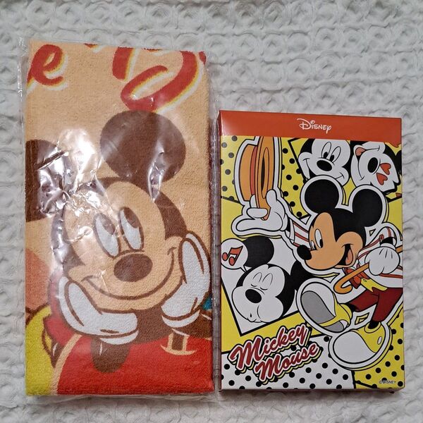 未開封 第一生命 ディズニー Disney ミッキー タオル 2点セット 非売品