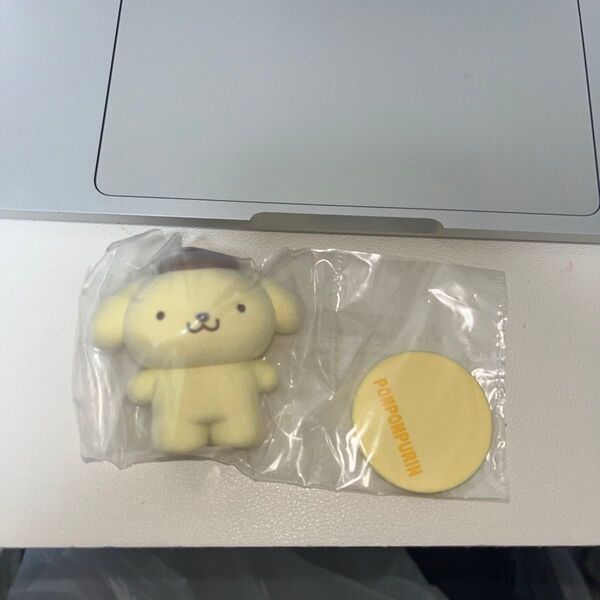 サンリオ キャラクター シークレットマスコット ポムポムプリン 磁石でぴたっとくっついて自立するよ