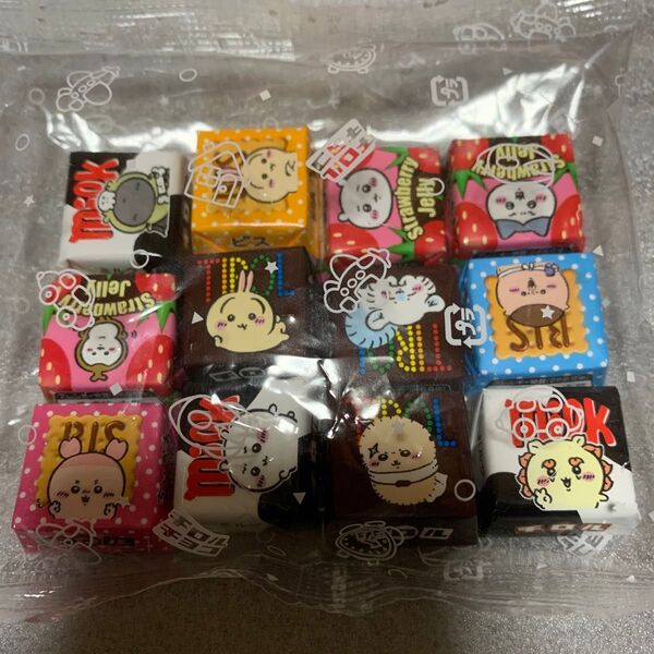 ちいかわ チロルチョコ 20 ハチワレ モモンガ 古本屋 うさぎ あのこ シーサー ラッコ 12粒