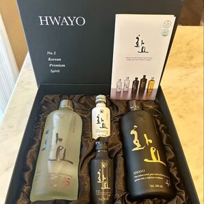 未開封 ★ 韓国 焼酎 ファヨ 火堯 HWAYO ソウル 江南 カンナム 人気 プレミアム 伝統 米焼酎 セット