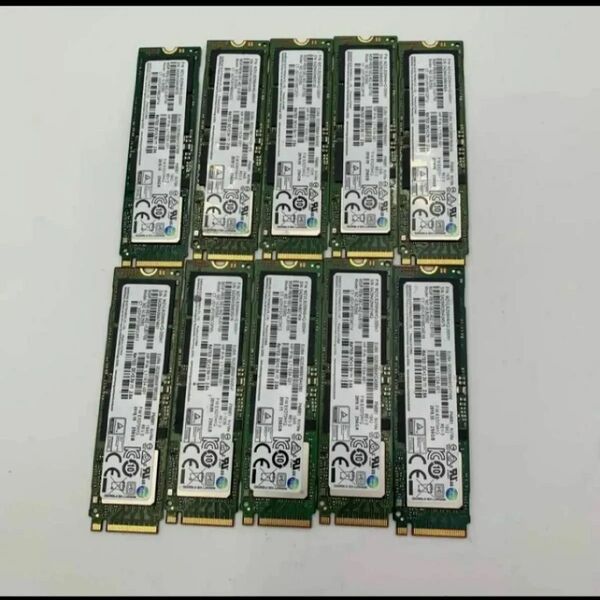 SAMSUNG MZVLB256HAHQ-000H1 256GB NVMe M.2 PM981 10枚セット