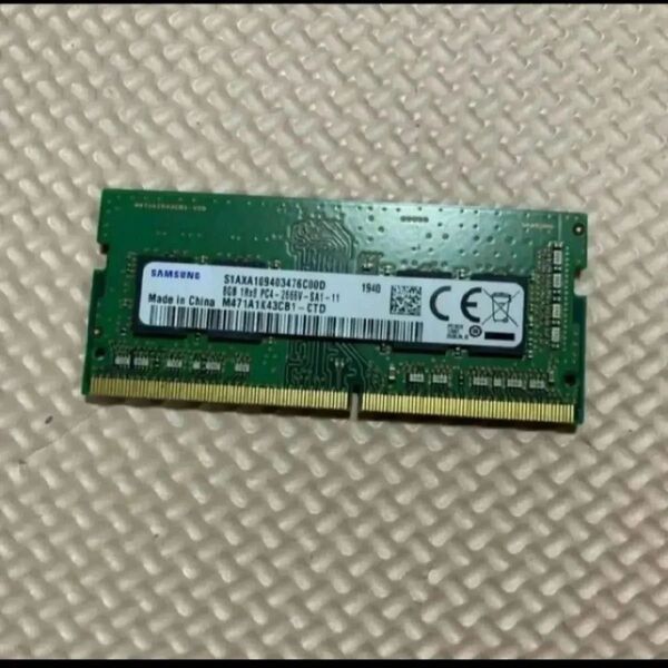 SAMSUNG 1RX8 PC4-2666V-SA1-11 8GB×1 ノート用メモリ動作品