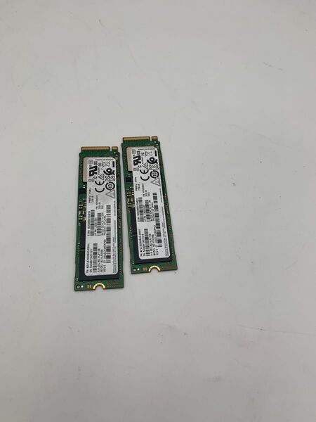 SAMSUNG MZVLB256HAHQ-000H1 256GB NVMe M.2 pm981a 2枚セット