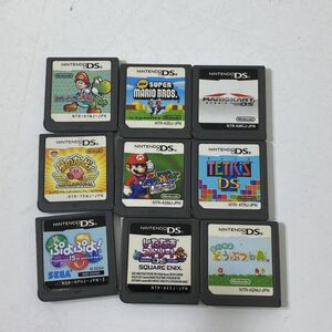 読込確認済み DS ソフト 9点 星のカービィ ウルトラスーパーデラックス ヨッシー マリオ64 どうぶつの森 他【送料無料】AAL0212S2272/0306