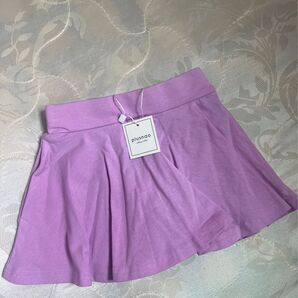 キュロットスカート キッズ服 スパッツ付きスカート 100サイズ