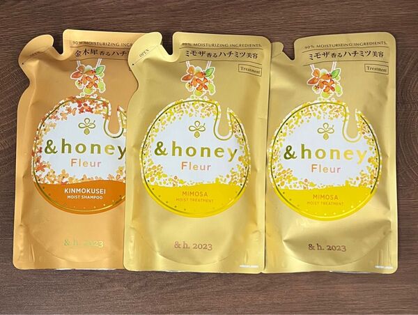 &honey アンドハニー フルール シャンプー&トリートメント つめかえ用