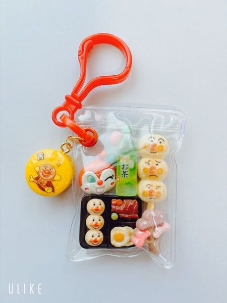 ガチャ詰めポーチ風☆あんこパン319☆キャンディバックキーホルダー
