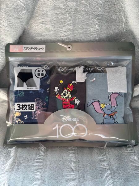新品未開封 匿名配送 ディズニー ミッキー ダンボ ショーツ パンツ 下着 Mサイズ ディズニー100