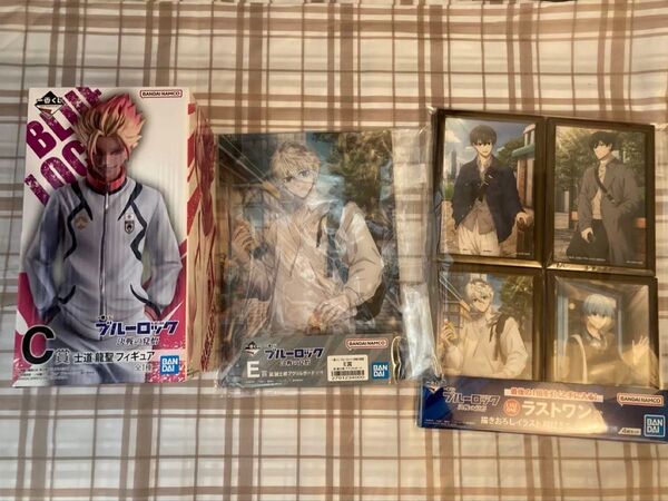 ブルーロック 一番くじ C賞士道 E賞凪 ラストワン賞 ぽこっとチャーム ミニアクリルスタンド ラバーチャーム 32点セット
