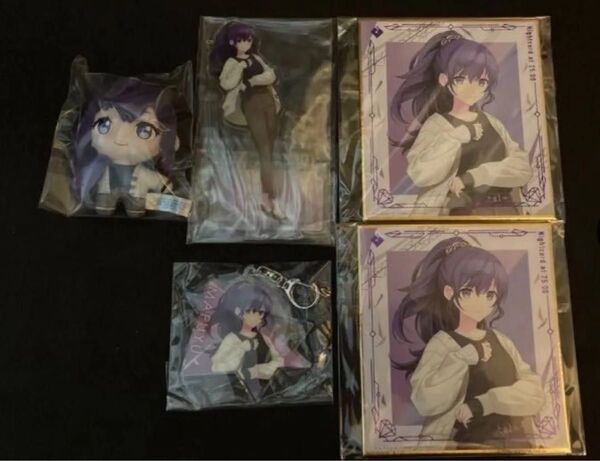 プロセカ プロジェクトセカイ セガラッキーくじ 朝比奈まふゆ 天馬咲希プチぬい アクリルスタンド アクリルキーホルダー色紙