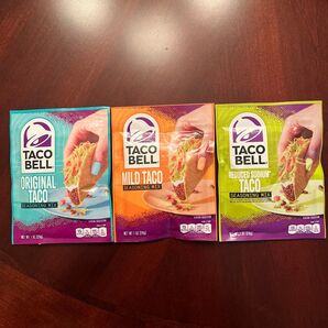 タコベル タコス シーズニング Taco Bell 3種 オリジナル マイルド 減塩