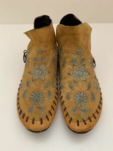 gianni barbato size42 ジャンニバルバート ジャンニバルバト 花柄ペインティング レザーシューズ ブーツ クロコダイル メンズ