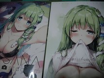 【宮瀬まひろ 東方Project 東風谷早苗★同人誌】アリス パチュリー さとり こいし 早苗さん イラスト本 七色御伽草子_画像2