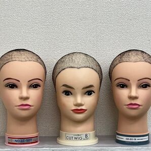 カットウィッグ ヘッドマネキン【2体】