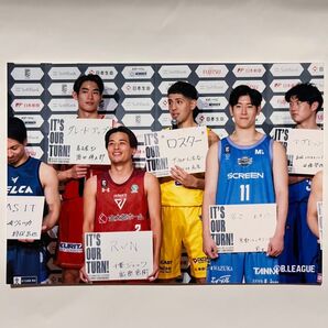 Bリーグ 2023-24シーズン オープニングゲーム会見生写真 富樫勇樹 前田悟 須田侑太郎 ベンドラメ礼生 安藤誓哉