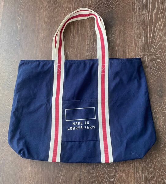 LOWRY'S FARM トートバッグ ネイビー