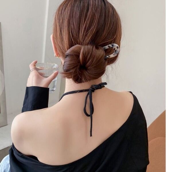 ヘアクリップ ヘアアクセサリー バレッタ おしゃれ 髪飾り 簪