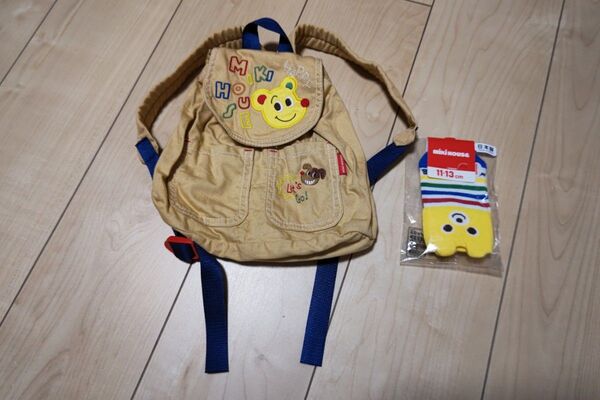 MIKIHOUSE リュック & 新品 靴下 男の子 女の子 ベビー