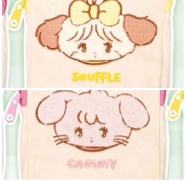 mikko characters もこもこポーチ 2種 CAMMY SOUFFLE