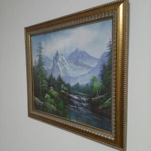 絵画 インテリア 風景画 油絵 額縁