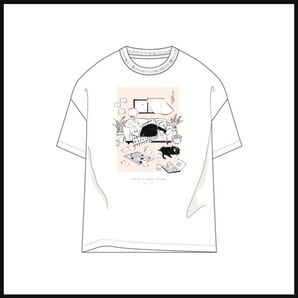 キヨ猫Tシャツ白(昼下がり) レディース