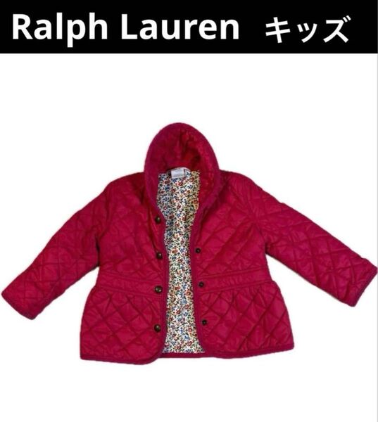 ラルフローレン Ralph Lauren キッズ アウター コート 女の子 キルティングジャケット キルティング 24M ピンク