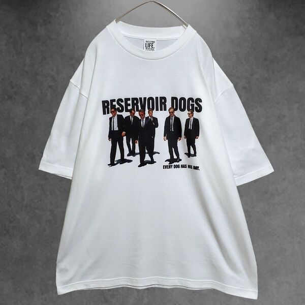 映画 Reservoir dogs レザボアドッグス ビックシルエットTシャツ Lサイズ