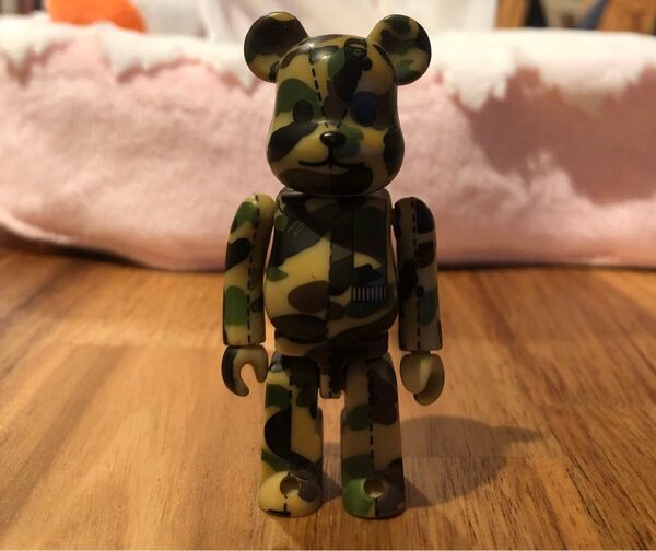 A BATHING APE BE@RBRICK ベアブリック カモ 100%