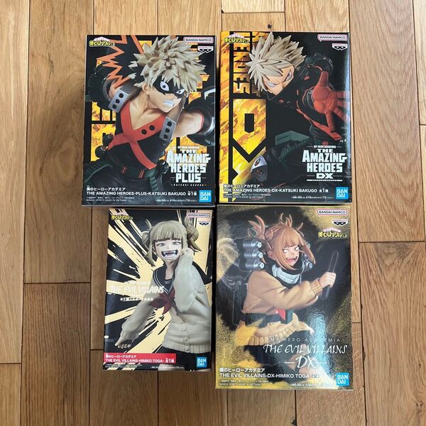 【未開封】僕のヒーローアカデミア フィギュア 4個 トガヒミコ 爆豪勝己 ヒロアカ