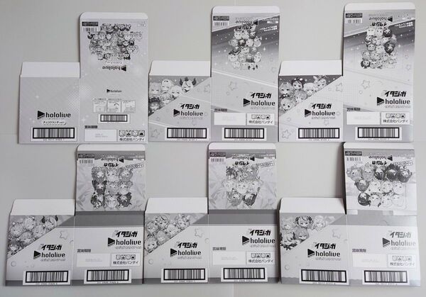 ホロライブ イタジャガvol.1〜5/チョコクランチ vol.1 空箱 6点セット【バンダイ】