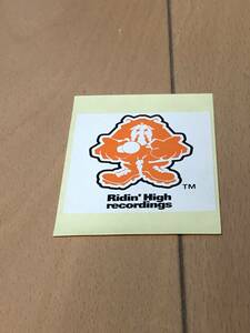 Ridin' High Recordings стикер новый товар не использовался лезвие голова HAZU