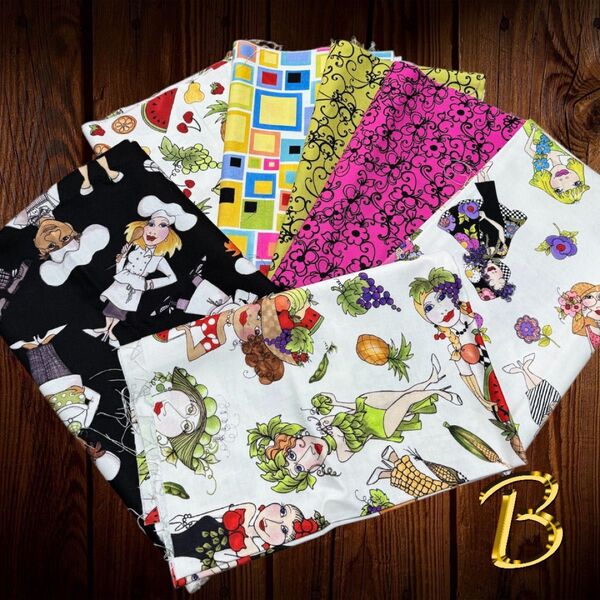 ロラライハリス 輸入生地 USAコットン 【限定SALE】お買い得 早い者勝ち B