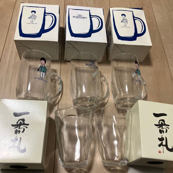 さんま ジョッキ サントリー 一番札 アサヒビール