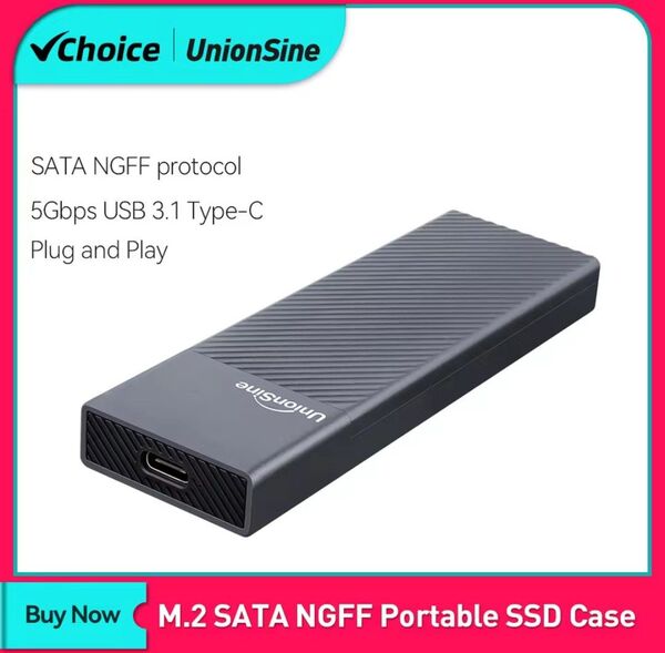 M.2 SATA NGFF SSD ケース SATA USB 3.1 5gbps