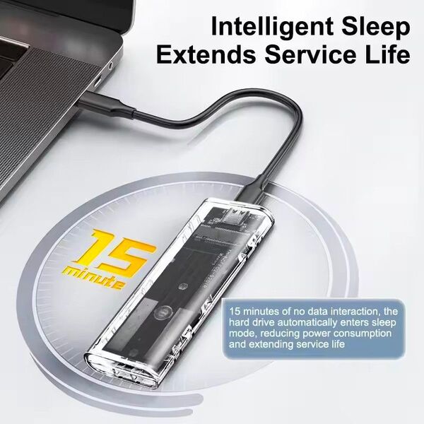 【ケーブル付き】 M.2 SATA NGFF SSD ケース スケルトン SATA USB 3.1 5gbps