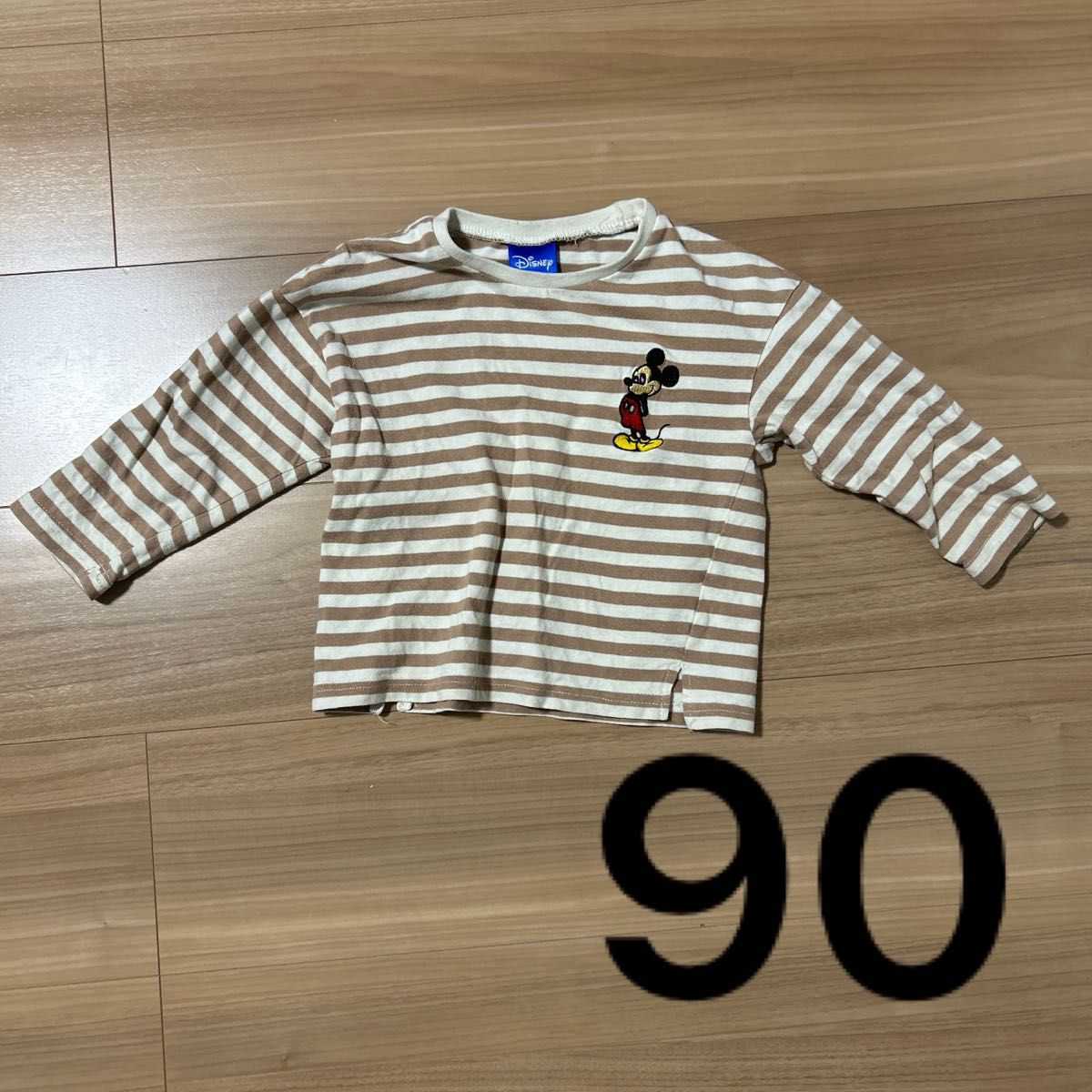 ミッキー　ボーダー　ロンT 90