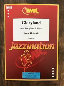  Alto Saxo phone musical score /g lorry Land / audition possible / free shipping / alto saxophone & piano 