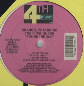 【廃盤12inch】Shango Featuring The Funk Queen / You're The One