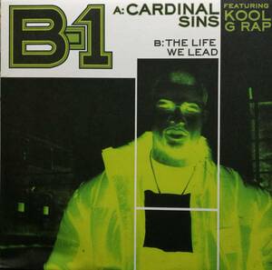 【廃盤12inch】B-1 Featuring Kool G Rap / Cardinal Sins