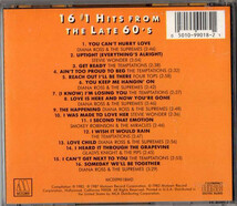 【廃盤CD】V.A. / 16 #1 HITS FROM THE LATE 60’S MOTOWN_画像2