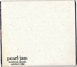 【廃盤新品CD】PEARL JAM / 10/4/00: Montreal, Canada [Live]