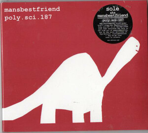 【廃盤新品CD】Mansbestfriend / Poly.Sci.187 Anticon Sole