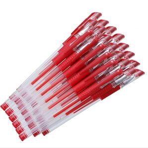 10本セット ポリポイント ボールペン 0.5 ミリメートル 水性 ペン レッド