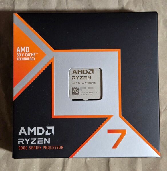 【新品未開封】 Ryzen 7 9800X3D AM5 AMD