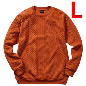 ワークマン スフレジャカードプルオーバー L ブラウン 新品未使用