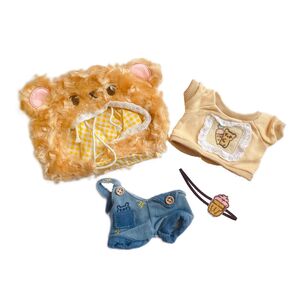 20cmぬいぐるみ服ちびぬい服 ちびぐるみ コスチューム ぬい服 アンスタ kpop クマとアイスクリーム 3点セット