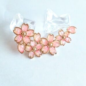 満開の桜ヘアクリップorポニーフック
