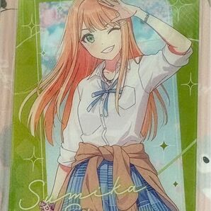 学園アイドルマスター 紫雲清夏 ウエハース メタリックプラカード