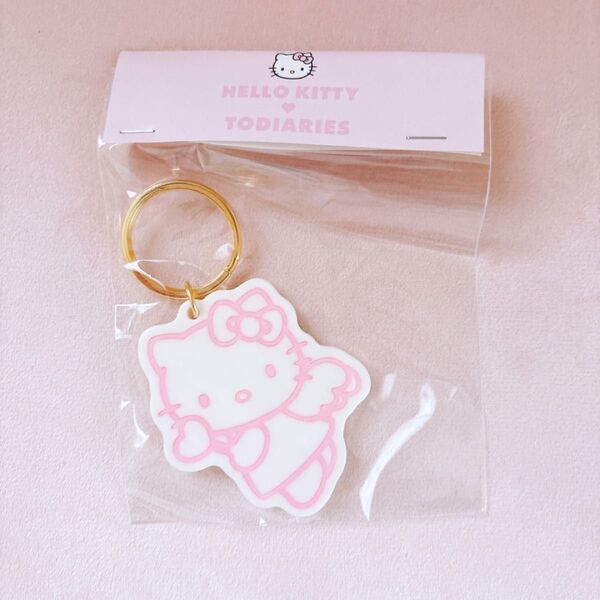 【未使用品】TODIARIES トゥーダイアリーズ FANCY SANRIO CHARACTERS キティ エンジェルキーホルダー