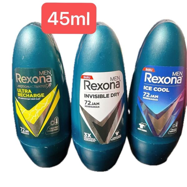 Rexona レクソナ 制汗デオドラント MEN 3セット アイス クール ウルトラリチャージ インヴィシブルドライ